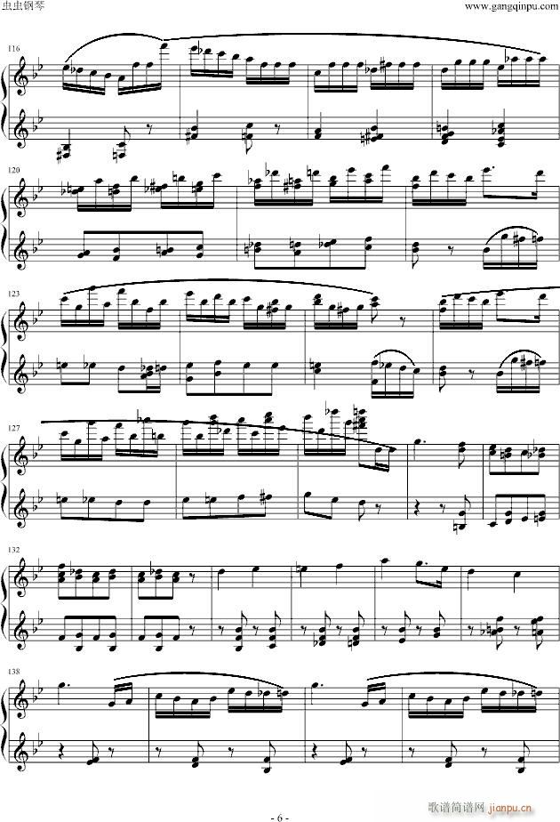 胡桃夹子序曲(钢琴谱)6