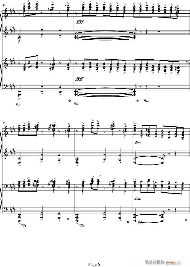 #c小调前奏曲Op.3(钢琴谱)6