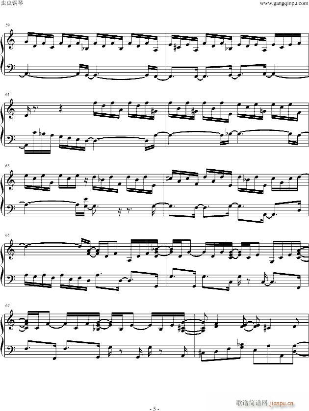 帕萨卡利亚(钢琴谱)5