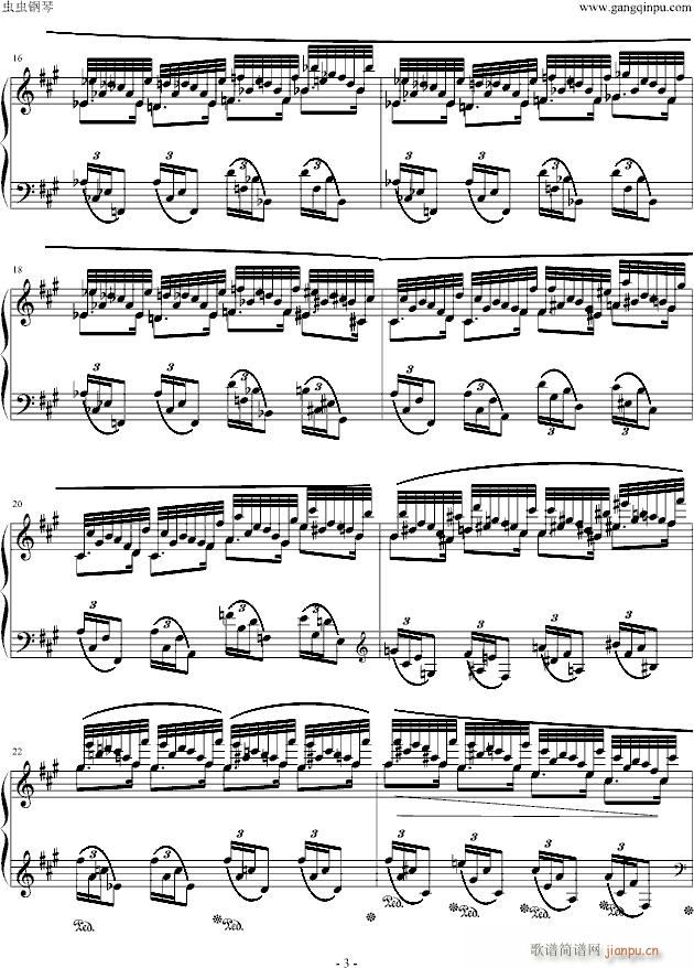 升f小调前奏曲(钢琴谱)3