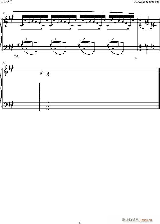 升f小调前奏曲(钢琴谱)5