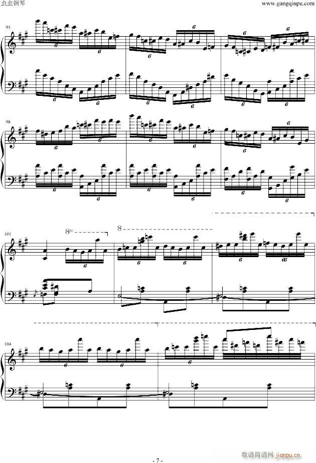 瓦洛多斯土耳其(钢琴谱)7