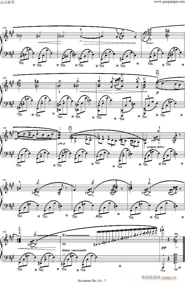 #f小调夜曲(钢琴谱)7