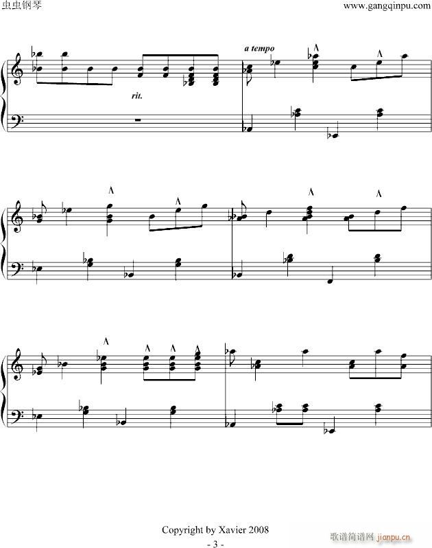 狂奔拉格泰姆(钢琴谱)3
