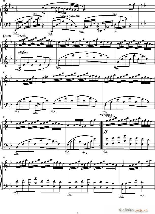 被遗忘的旋律(钢琴谱)3