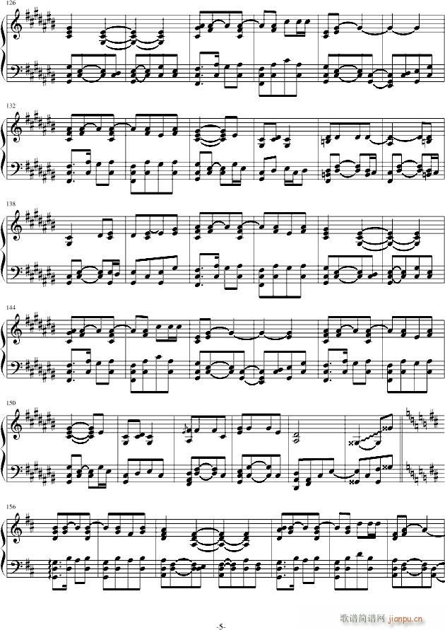 Haier(钢琴谱)5