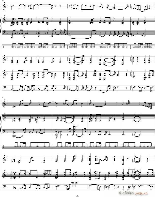 （推荐耳机）即兴随想(钢琴谱)7