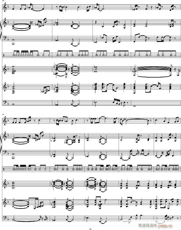 （推荐耳机）即兴随想(钢琴谱)6