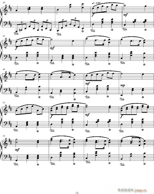 b小调圆舞曲“重逢”(钢琴谱)3