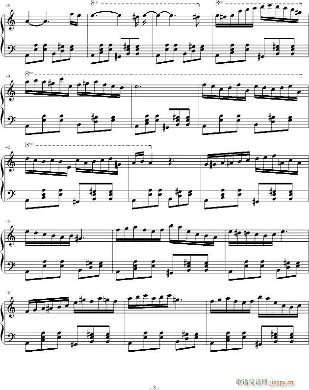 In Memory of You(钢琴谱)3