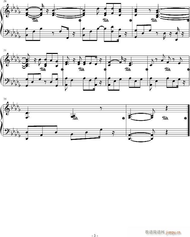 A divine, romantic story(钢琴谱)1