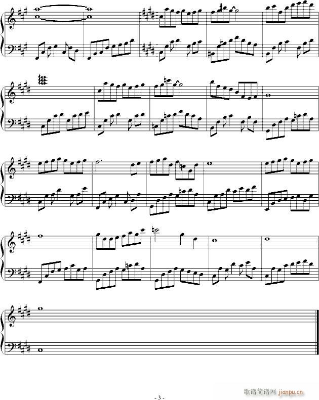 #c小调小曲(钢琴谱)3