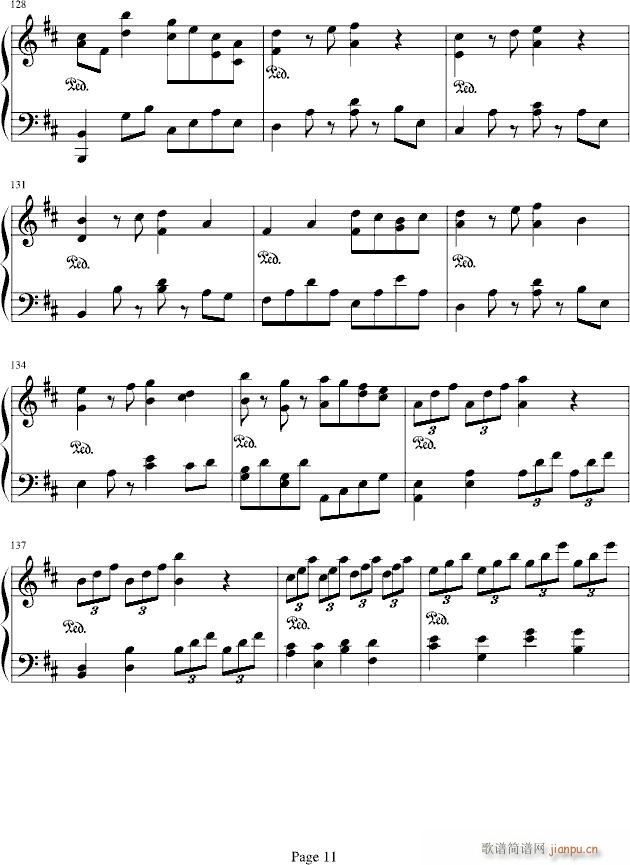 F(钢琴谱)11
