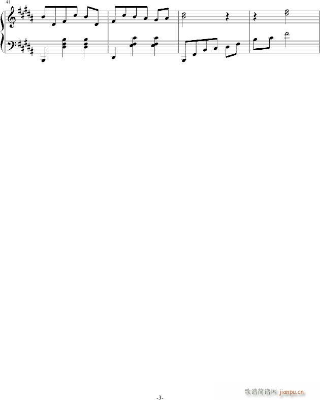 Dream Waltz(钢琴谱)3