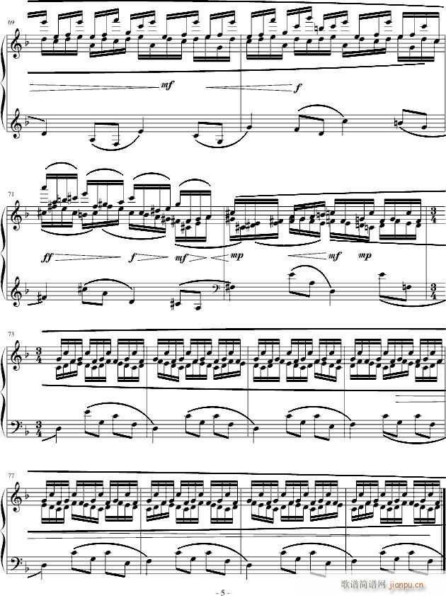 音的漫游记(钢琴谱)5