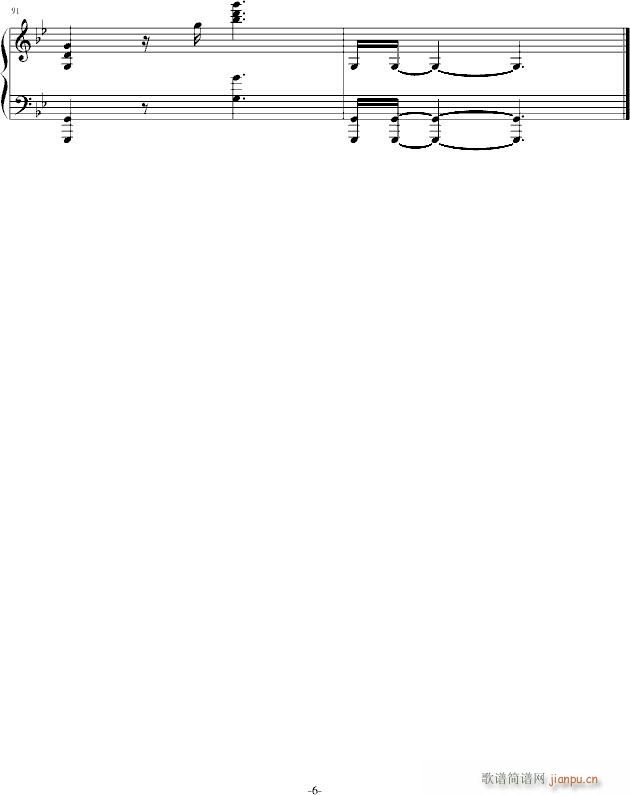 黑蔷薇组曲⒌血与月的悲鸣(钢琴谱)6