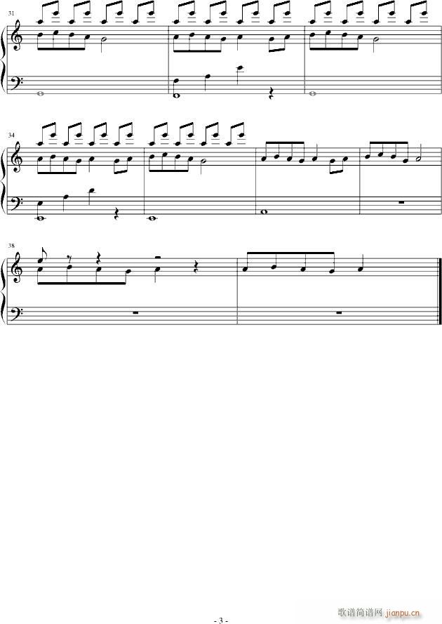 钢琴的正确玩法(钢琴谱)3