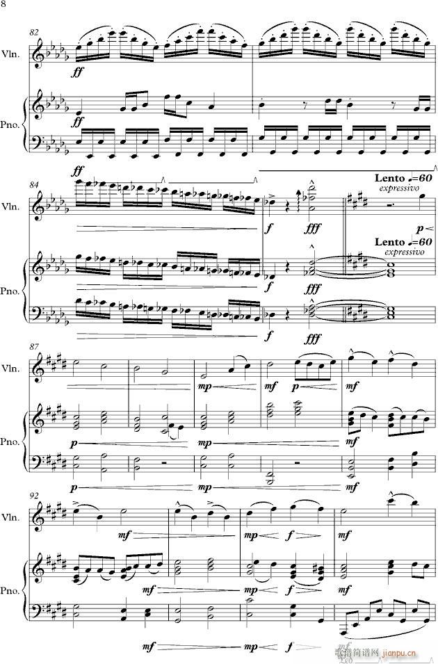 Passando Tempesta(钢琴谱)8