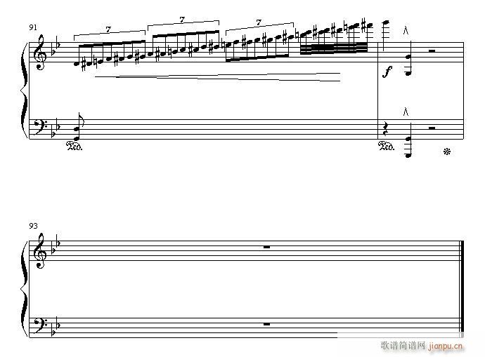 THE PINK PANTHER(钢琴谱)8