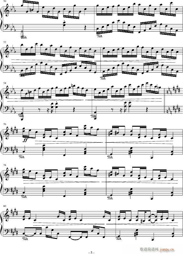 克罗地亚狂想曲——修改版(钢琴谱)5