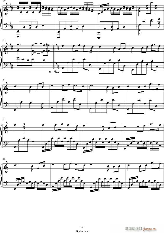 蓝梦之音(钢琴谱)3