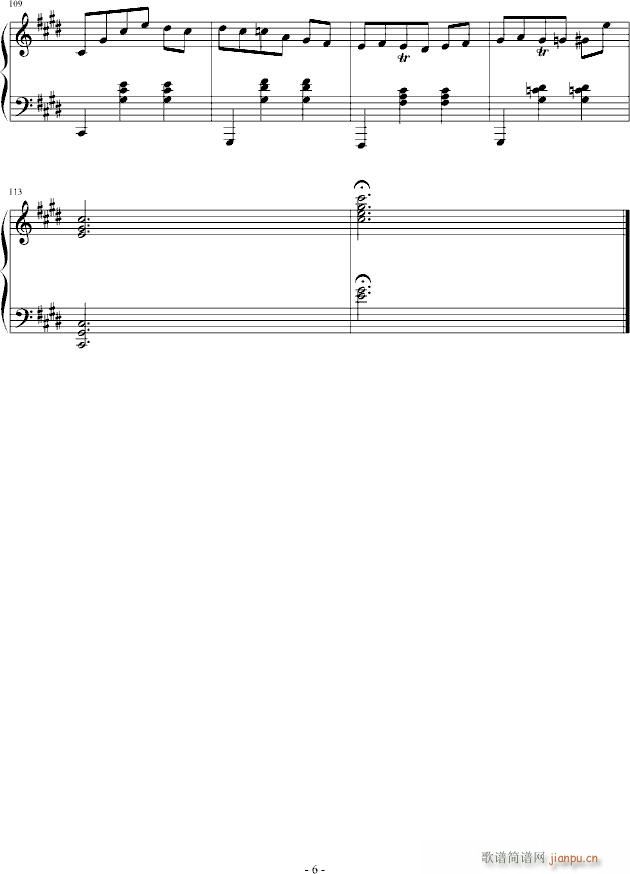 说给肖邦听(钢琴谱)6