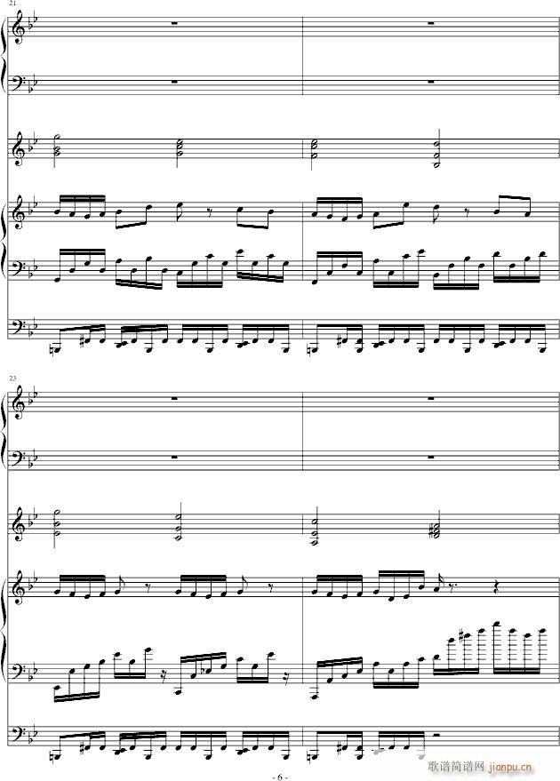 The First ? 2(钢琴谱)6