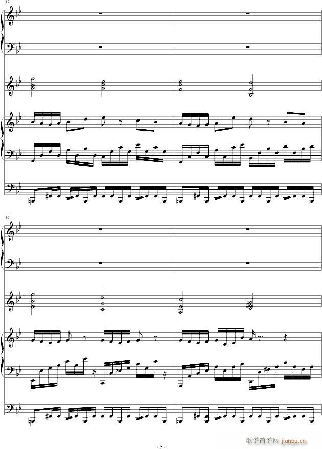 The First ? 2(钢琴谱)5