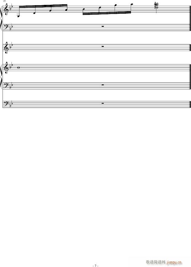 The First ? 2(钢琴谱)7