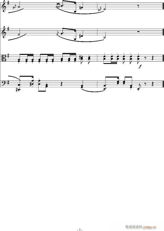 西班牙斗牛士变奏曲(钢琴谱)5