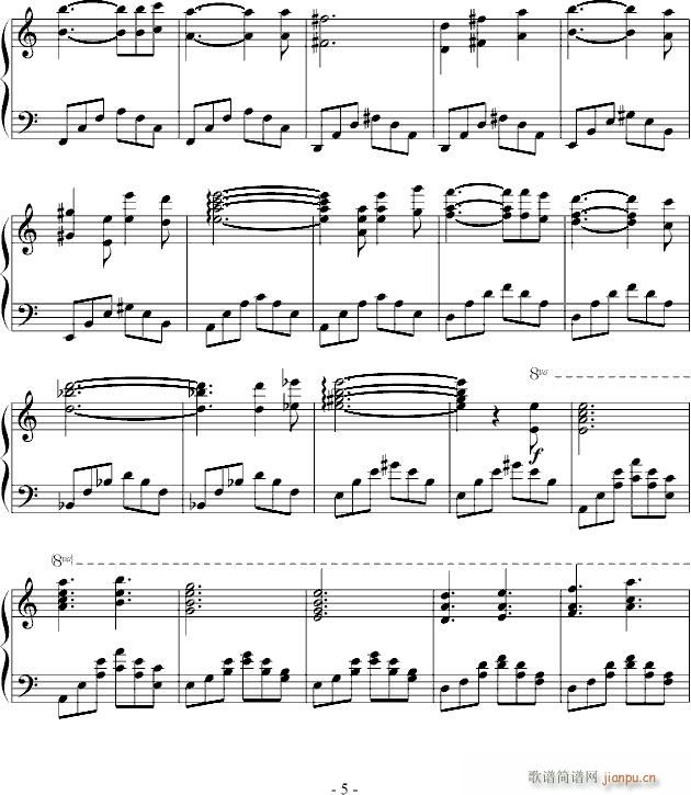 星空下的沉思(钢琴谱)5