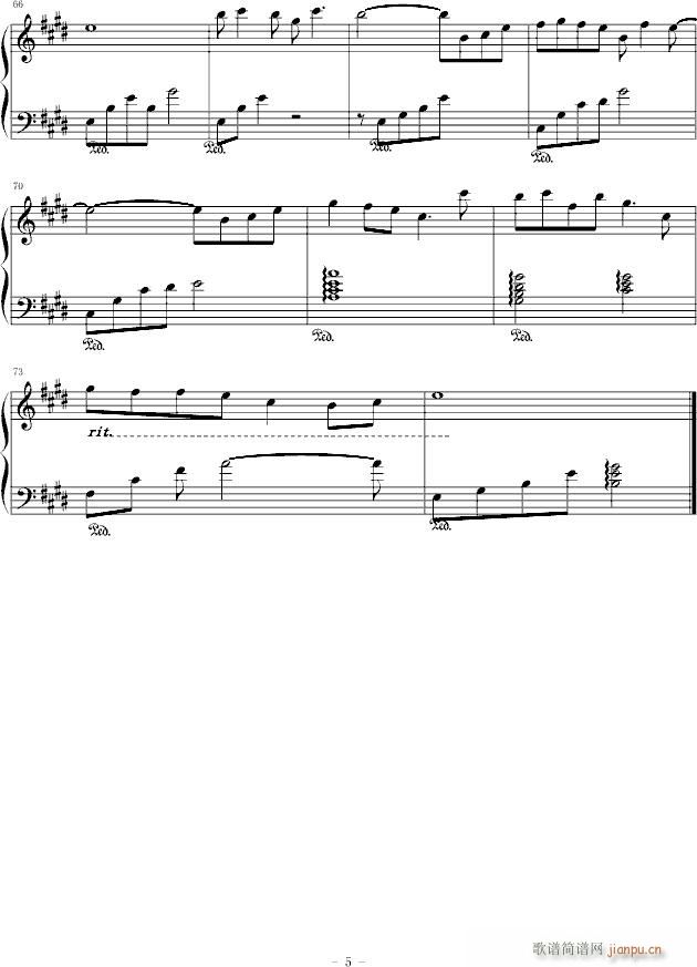 黃乙玲(钢琴谱)5