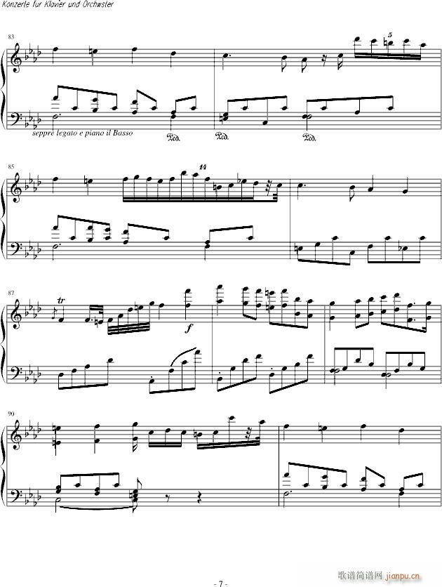 肖邦第二钢琴协奏曲(钢琴谱)7