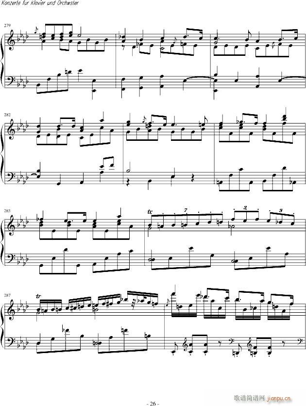 肖邦第二钢琴协奏曲(钢琴谱)26