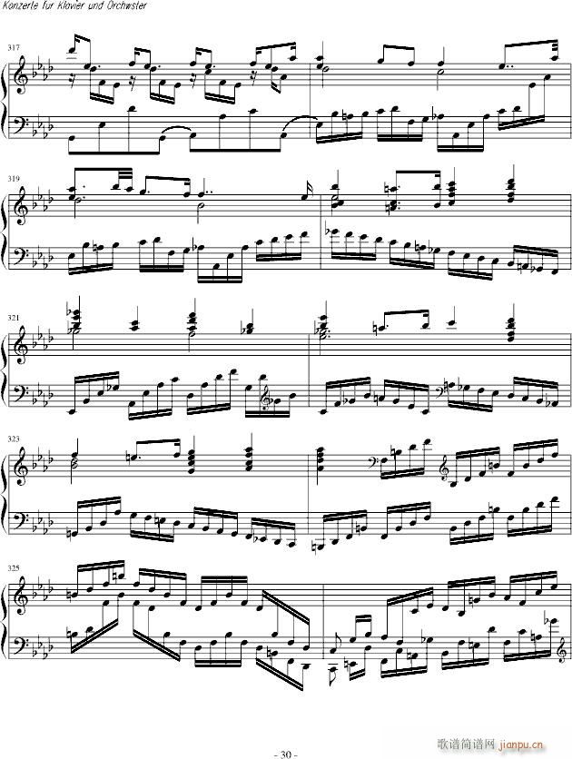 肖邦第二钢琴协奏曲(钢琴谱)30