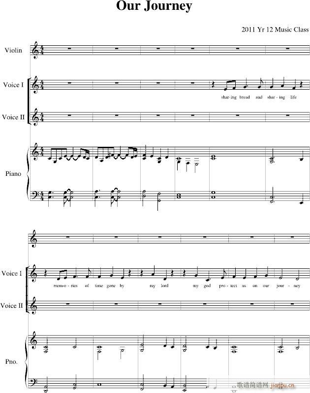 Our Journey(钢琴谱)1