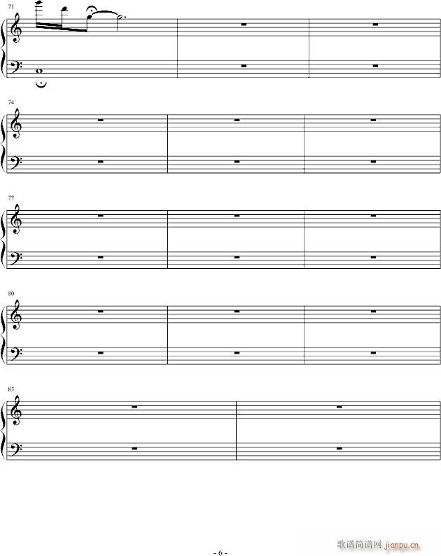 棒棒堂(钢琴谱)6