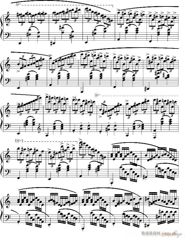 〃冰封之城~(钢琴谱)3