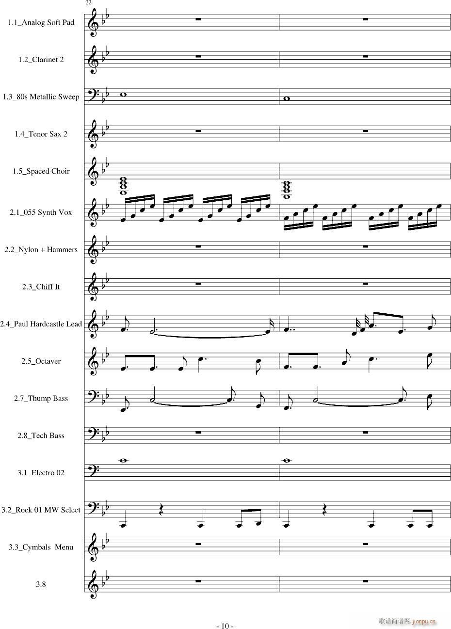 奇幻音乐作品(钢琴谱)10