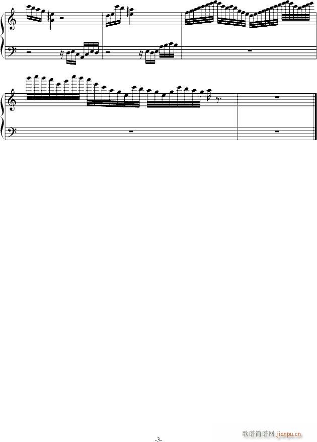 fall in love with moon(钢琴谱)3