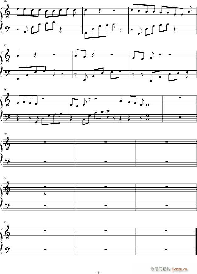 十三号车站(钢琴谱)5