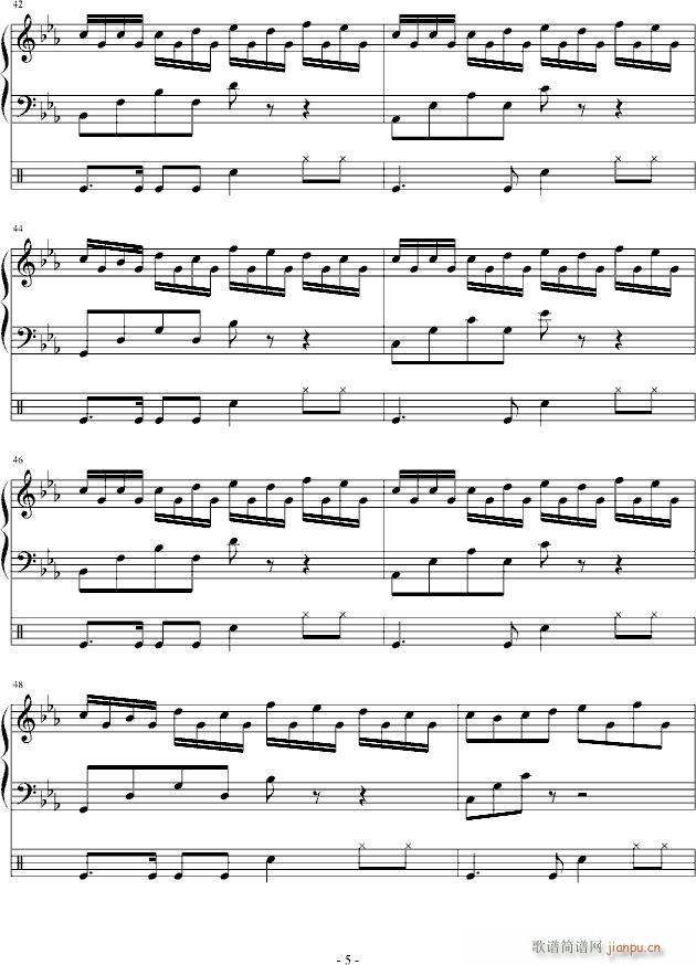 Hi，Mr.Hiphop(钢琴谱)5