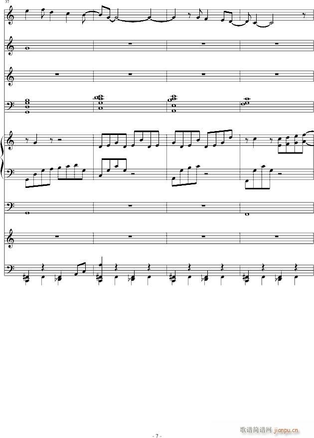 摩羯座(钢琴谱)7