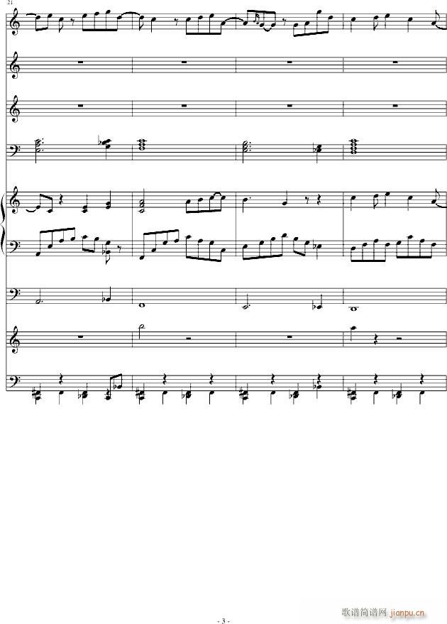 摩羯座(钢琴谱)3