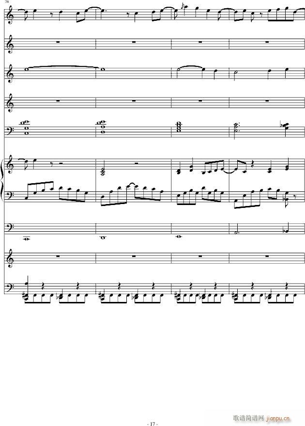 摩羯座(钢琴谱)17