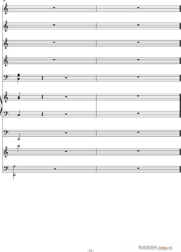 摩羯座(钢琴谱)23