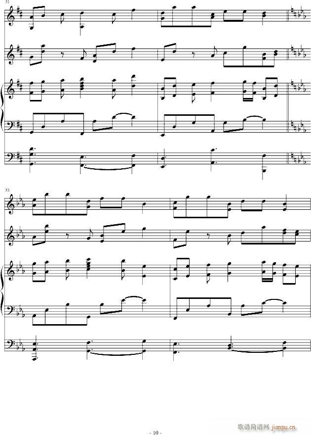 fake paradise(钢琴谱)10