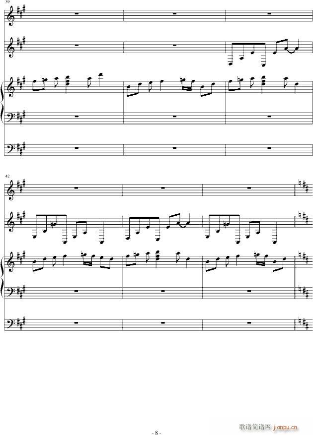 fake paradise(钢琴谱)8