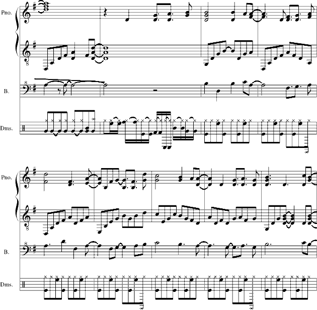 用一辈子爱你够不够(钢琴谱)9