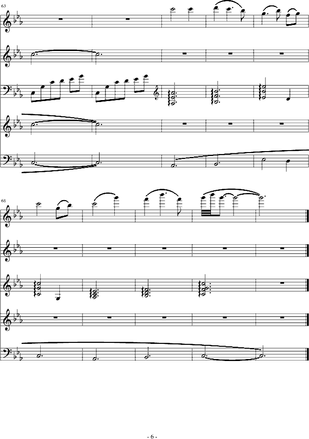 幸福之源(钢琴谱)6